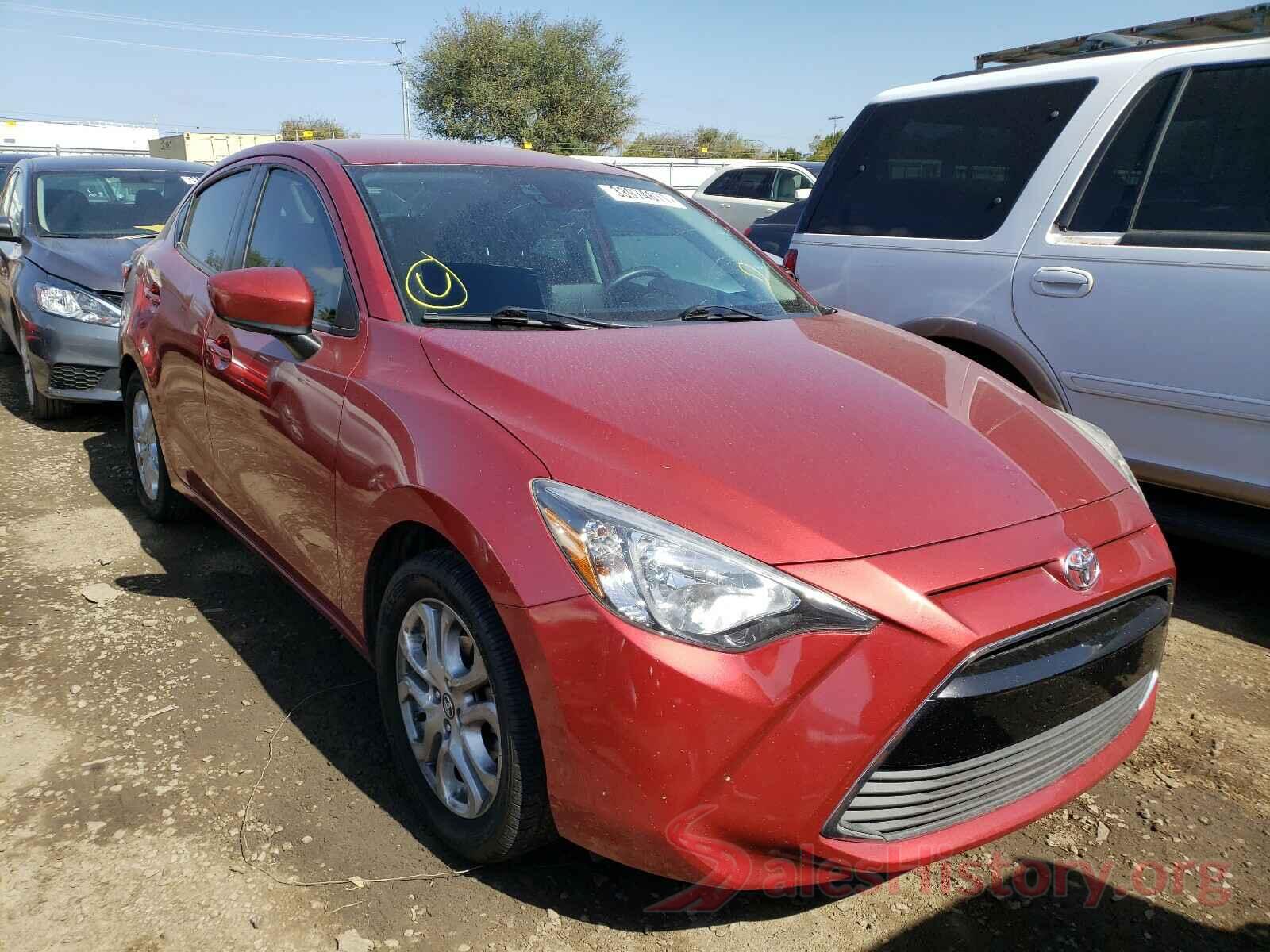 3MYDLBYVXHY190252 2017 TOYOTA YARIS