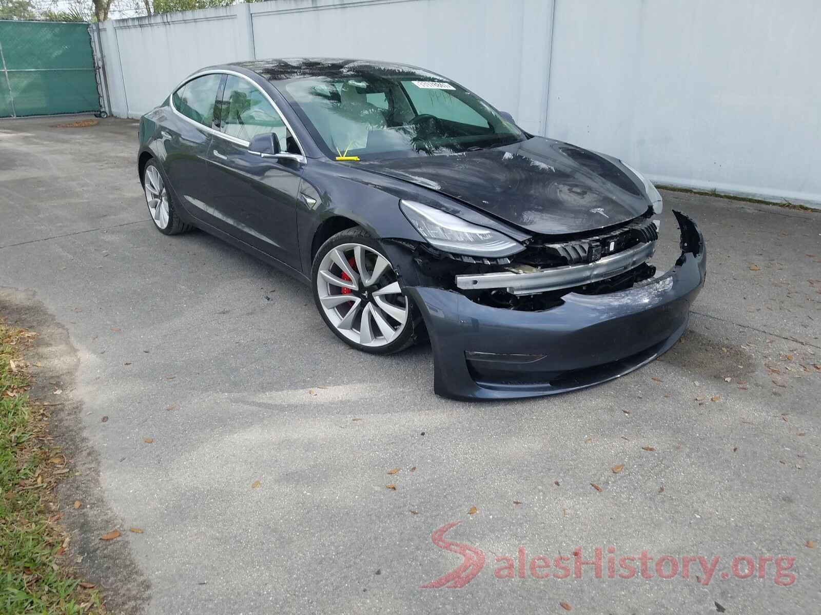 5YJ3E1EB9KF238335 2019 TESLA MODEL 3