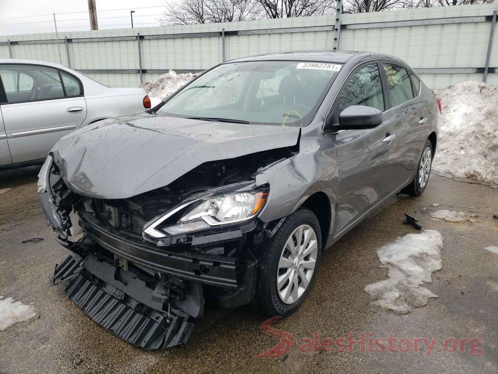 3N1AB7AP8KY354184 2019 NISSAN SENTRA