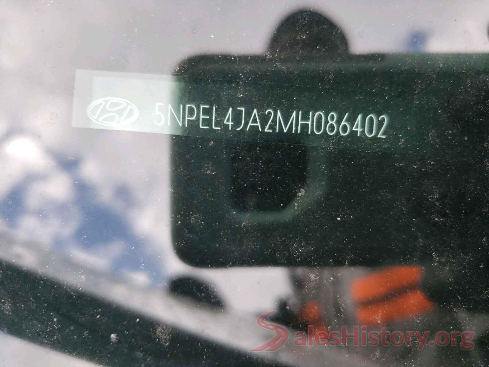 5NPEL4JA2MH086402 2021 HYUNDAI SONATA