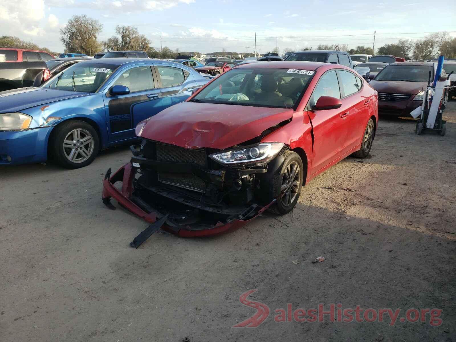 5NPD84LF3JH305014 2018 HYUNDAI ELANTRA