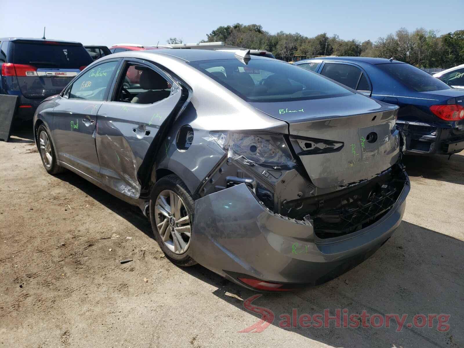 5NPD84LF1LH516327 2020 HYUNDAI ELANTRA