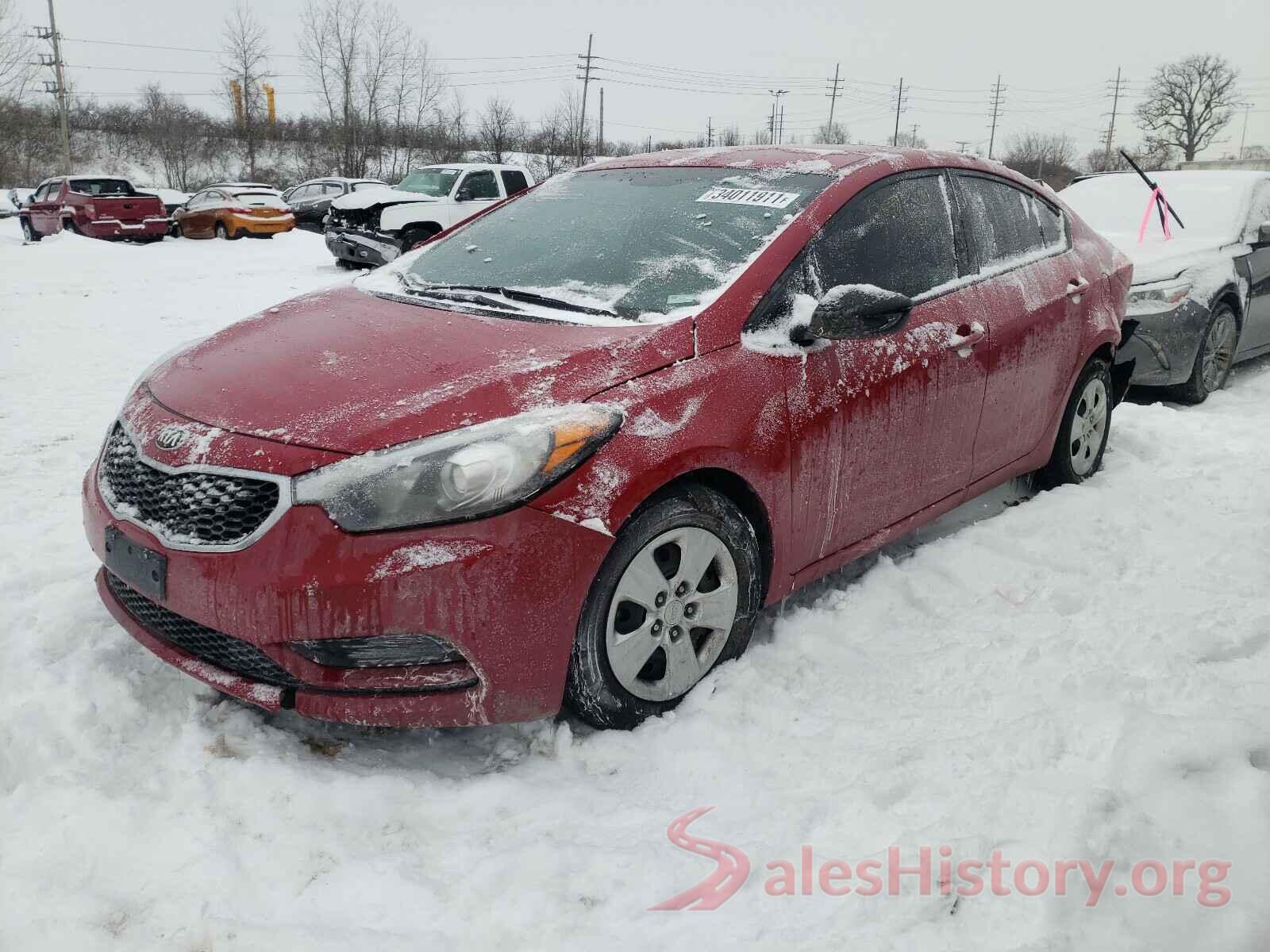 KNAFK4A61G5611664 2016 KIA FORTE