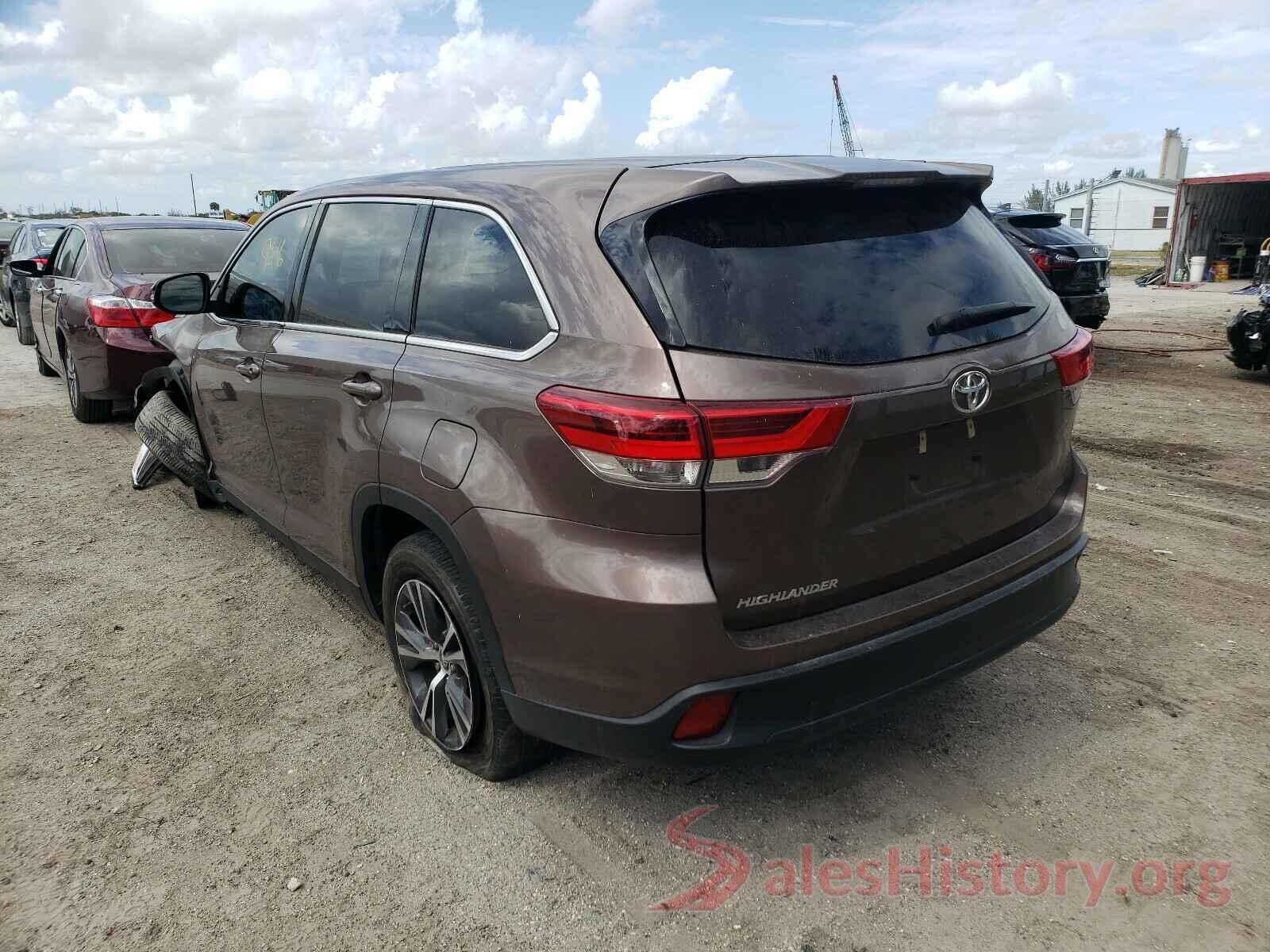 5TDZARFH4KS049322 2019 TOYOTA HIGHLANDER