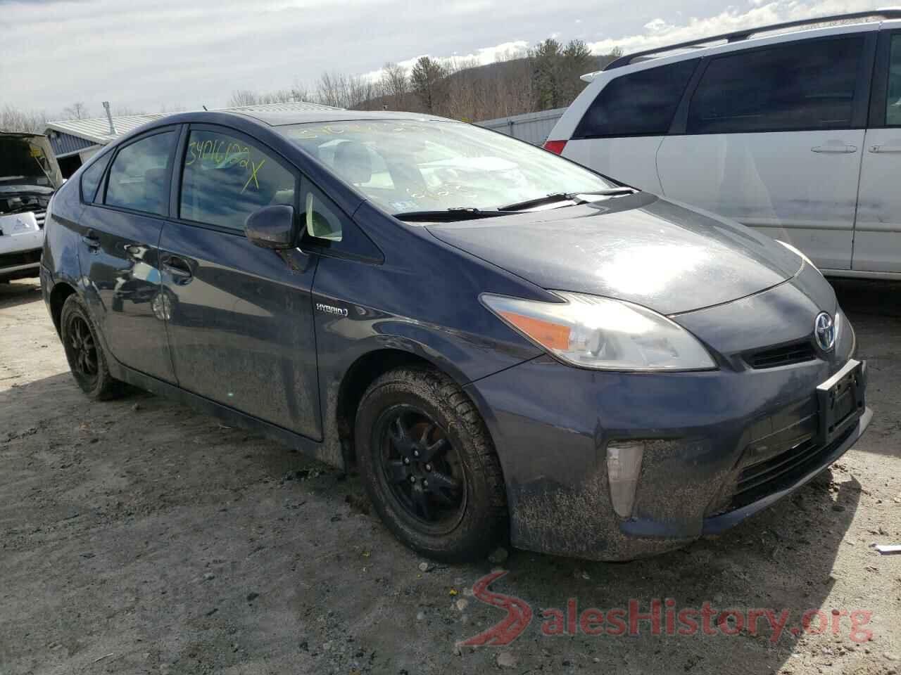 JTDKN3DU3D1644729 2013 TOYOTA PRIUS