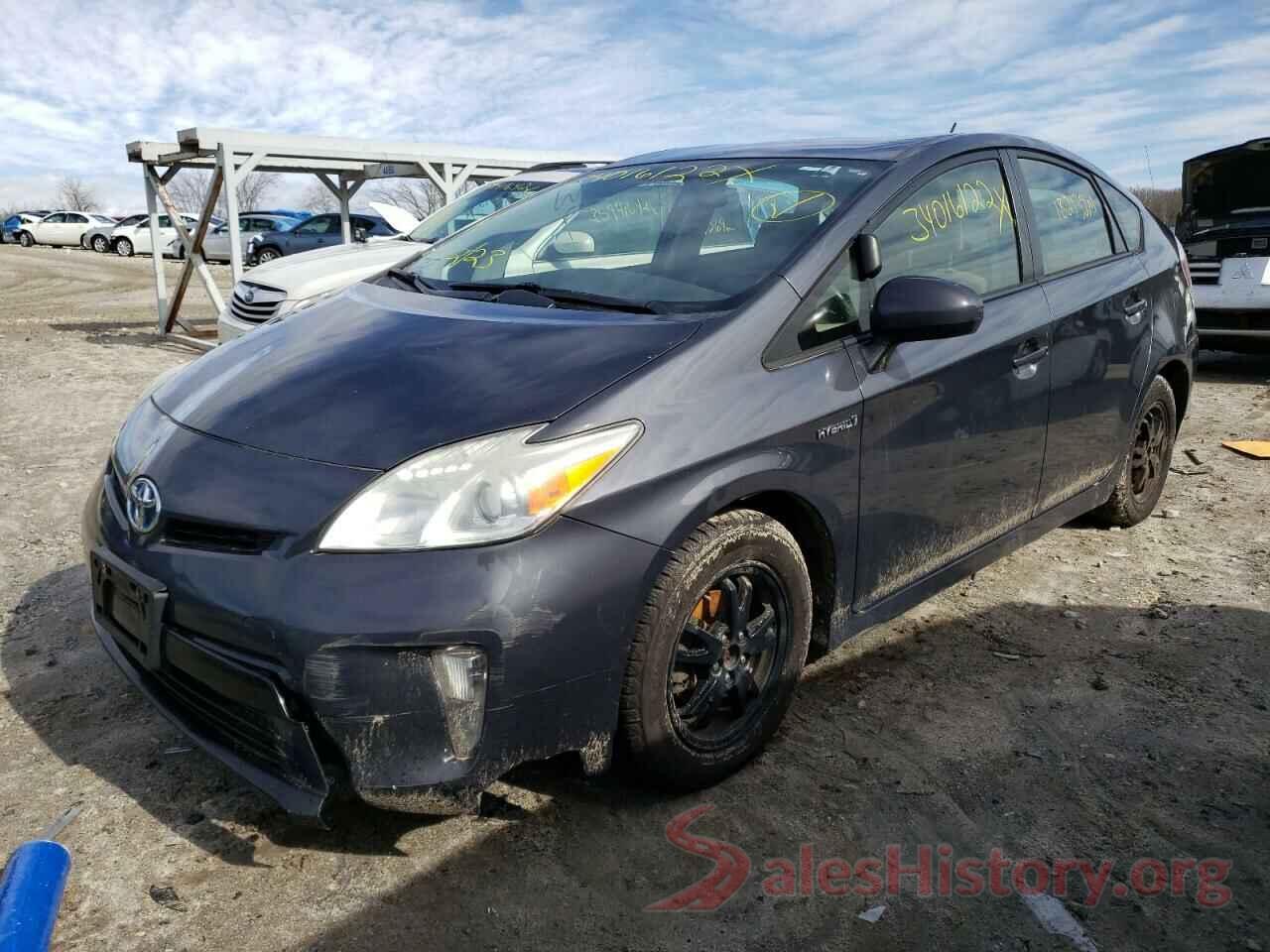 JTDKN3DU3D1644729 2013 TOYOTA PRIUS