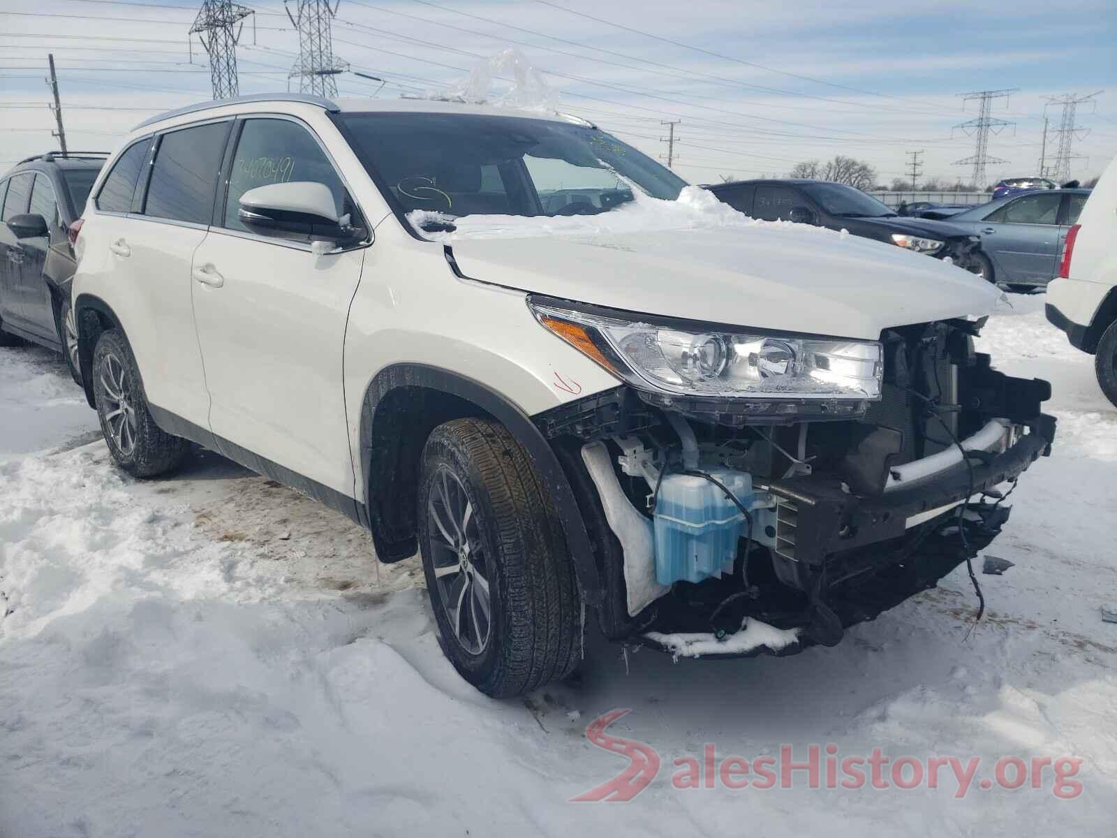 5TDJZRFH5KS576808 2019 TOYOTA HIGHLANDER