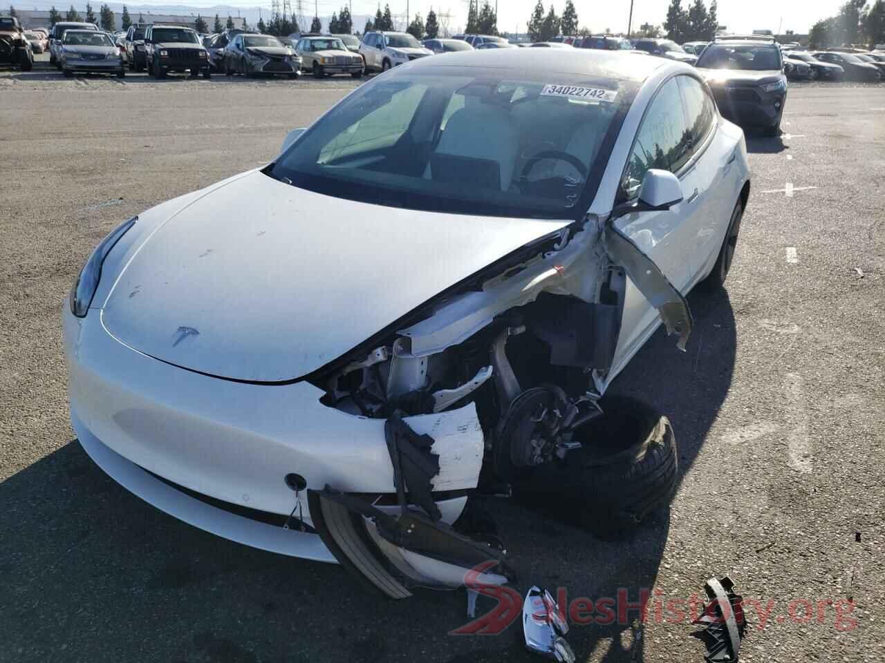 5YJ3E1EB2MF013306 2021 TESLA MODEL 3