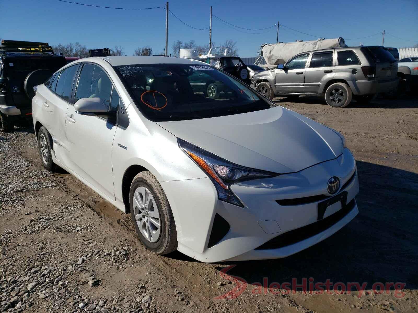 JTDKBRFU5H3030350 2017 TOYOTA PRIUS