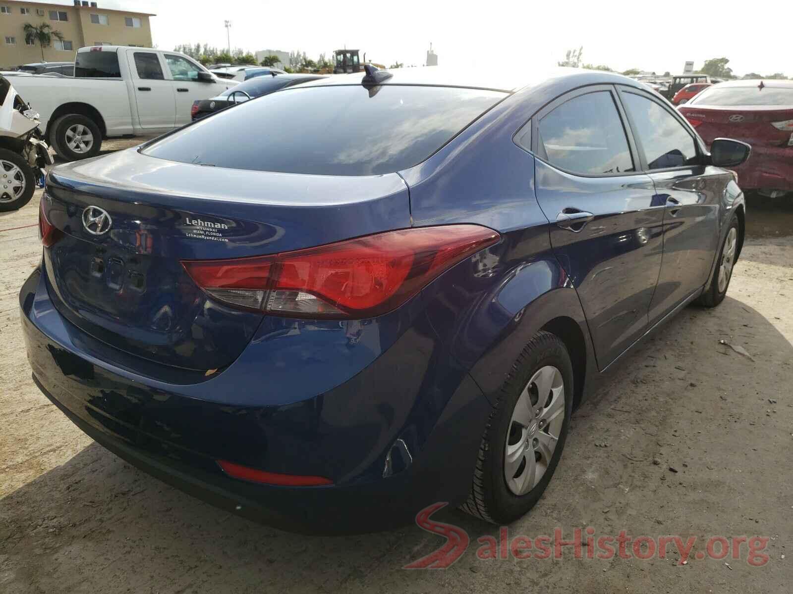 5NPDH4AE0GH763869 2016 HYUNDAI ELANTRA