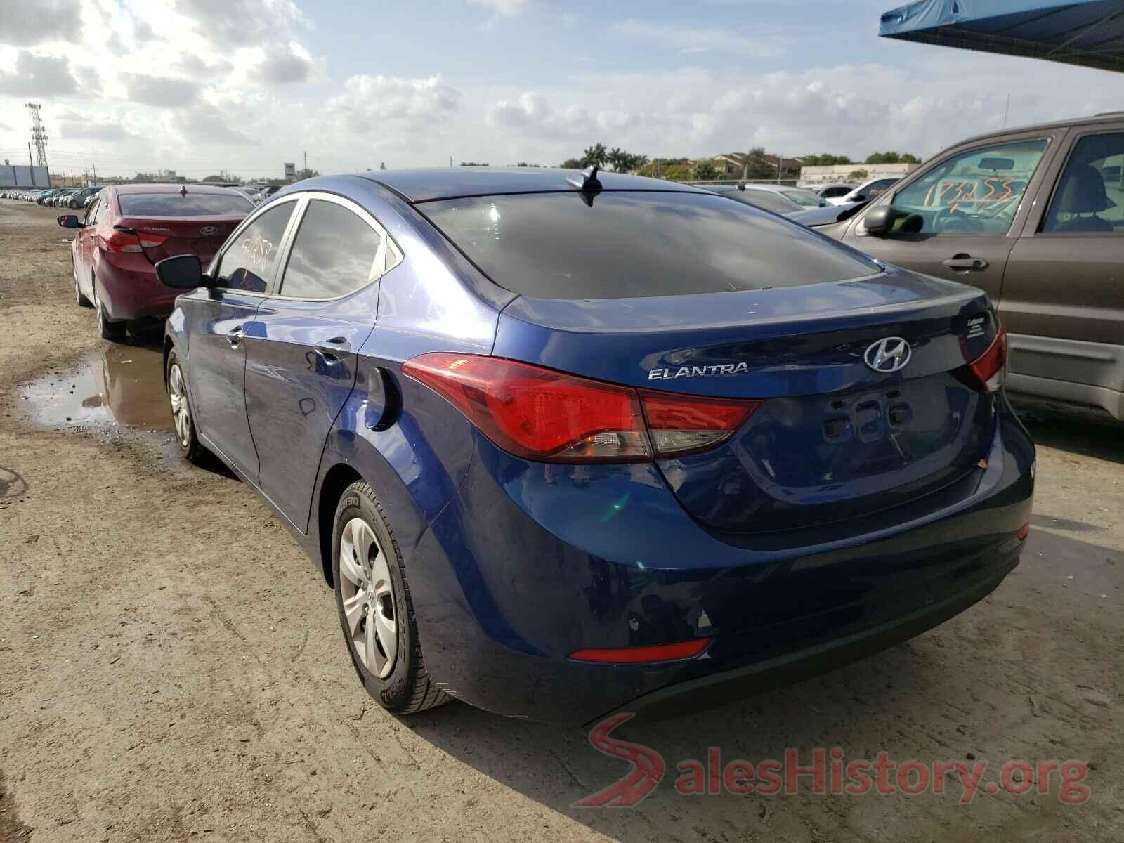 5NPDH4AE0GH763869 2016 HYUNDAI ELANTRA