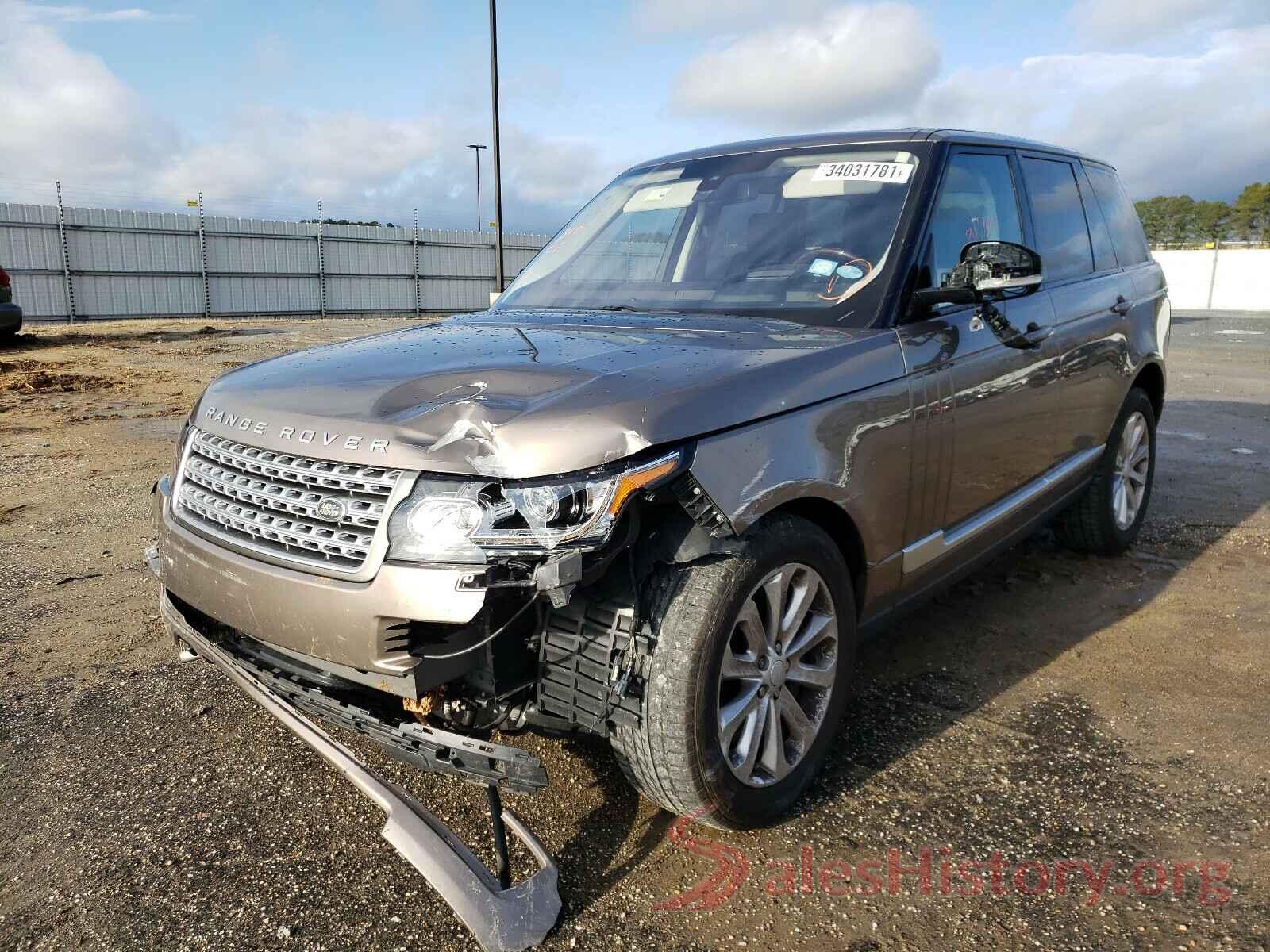 SALGS2PF9GA299189 2016 LAND ROVER RANGEROVER