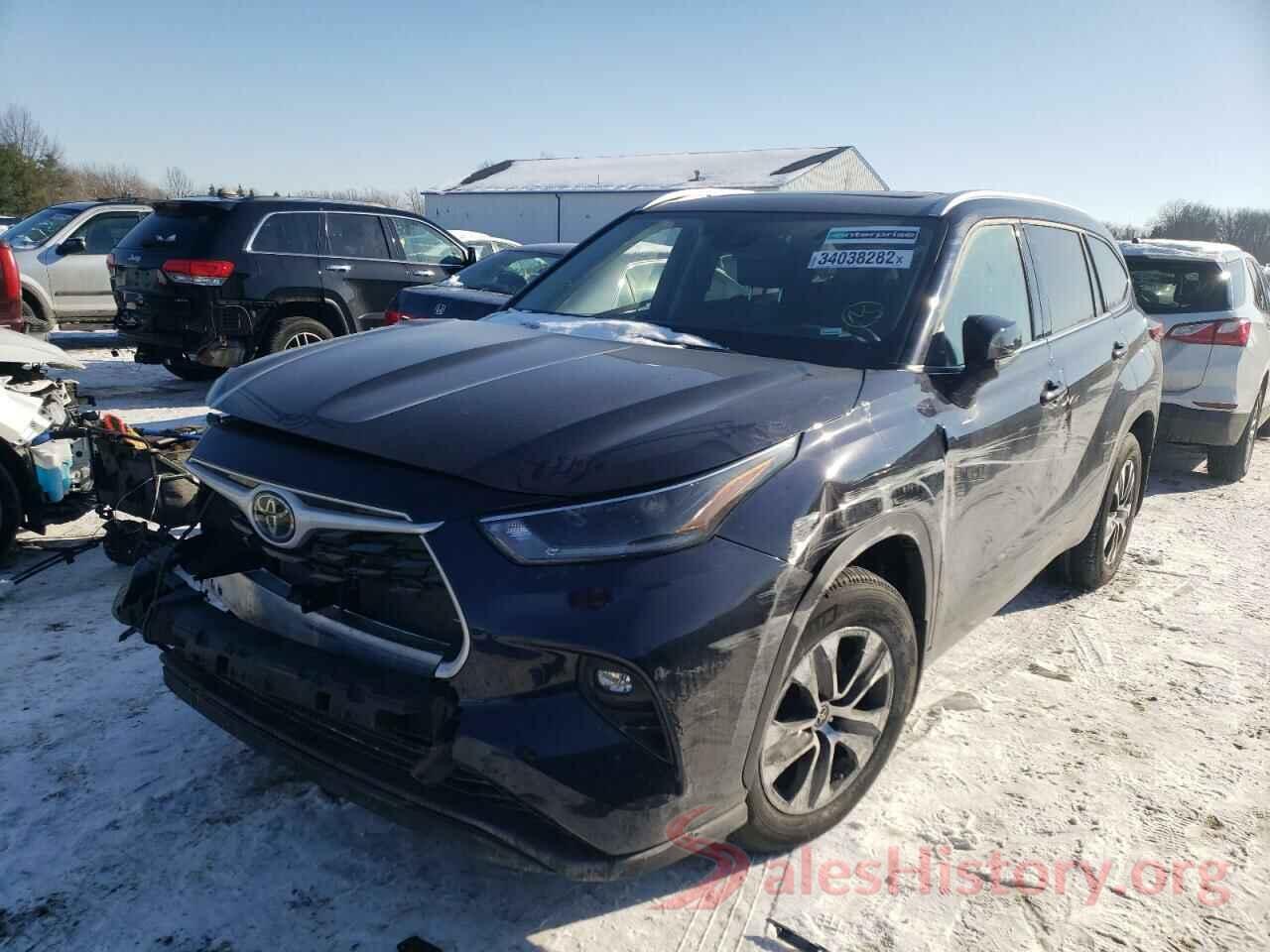 5TDGZRBH3MS128666 2021 TOYOTA HIGHLANDER