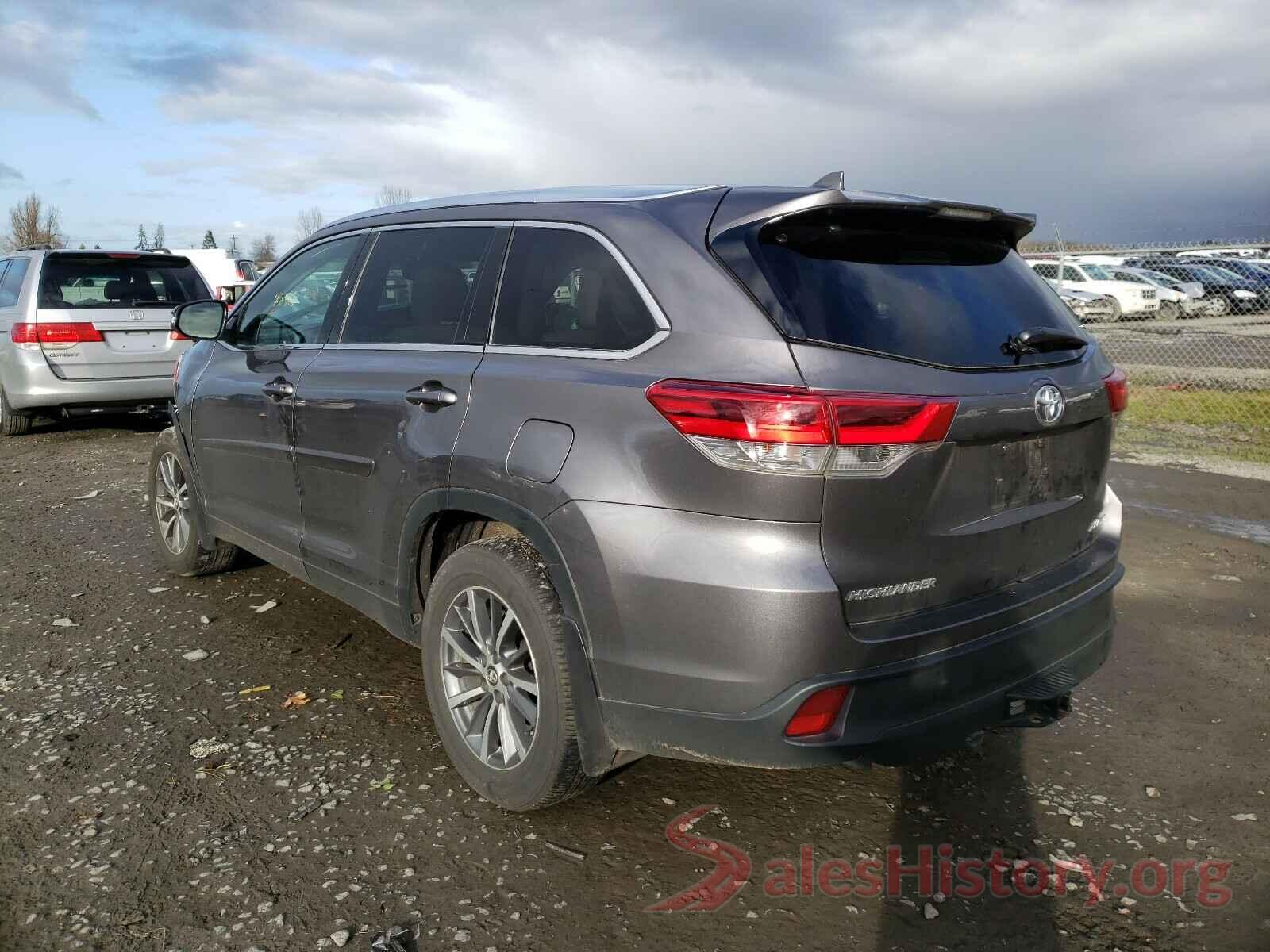 5TDJZRFH8KS569741 2019 TOYOTA HIGHLANDER