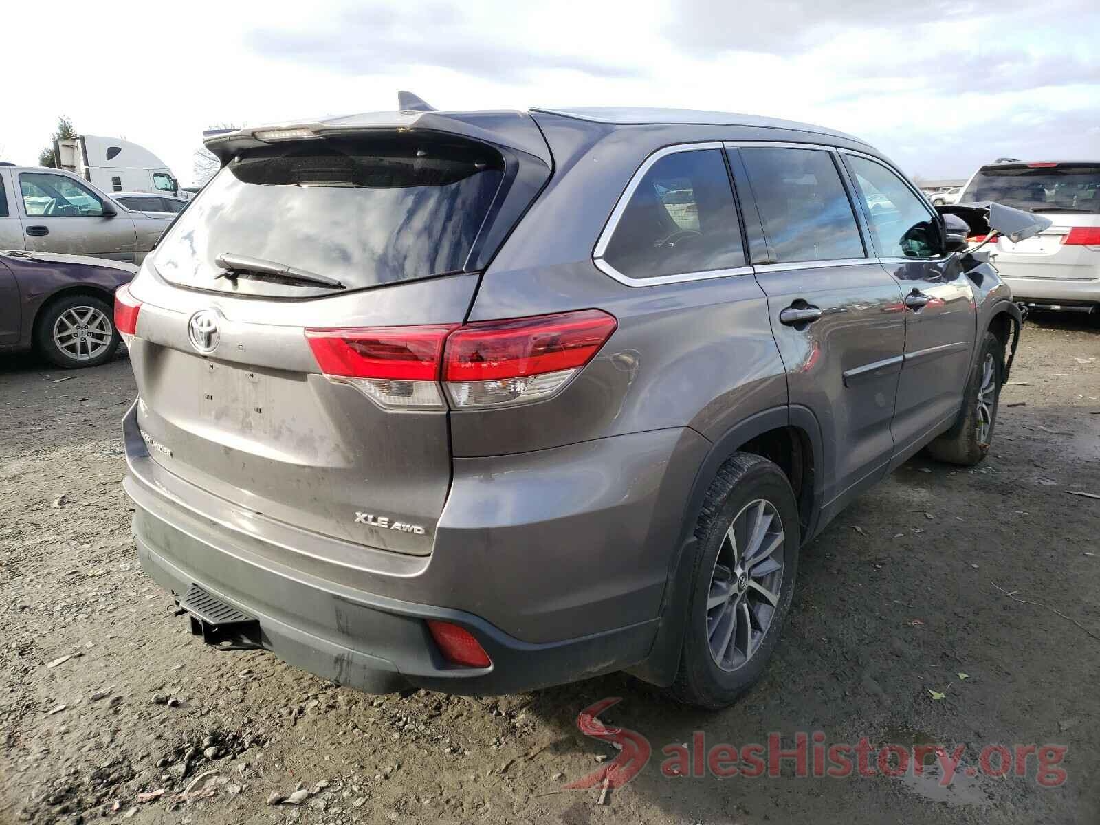 5TDJZRFH8KS569741 2019 TOYOTA HIGHLANDER