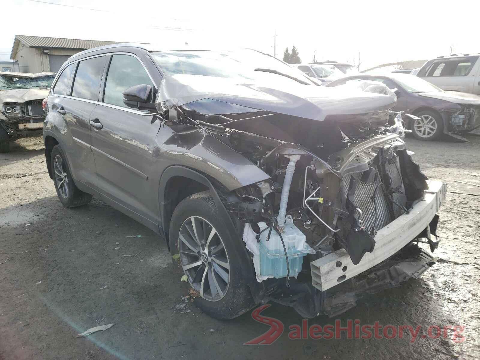 5TDJZRFH8KS569741 2019 TOYOTA HIGHLANDER