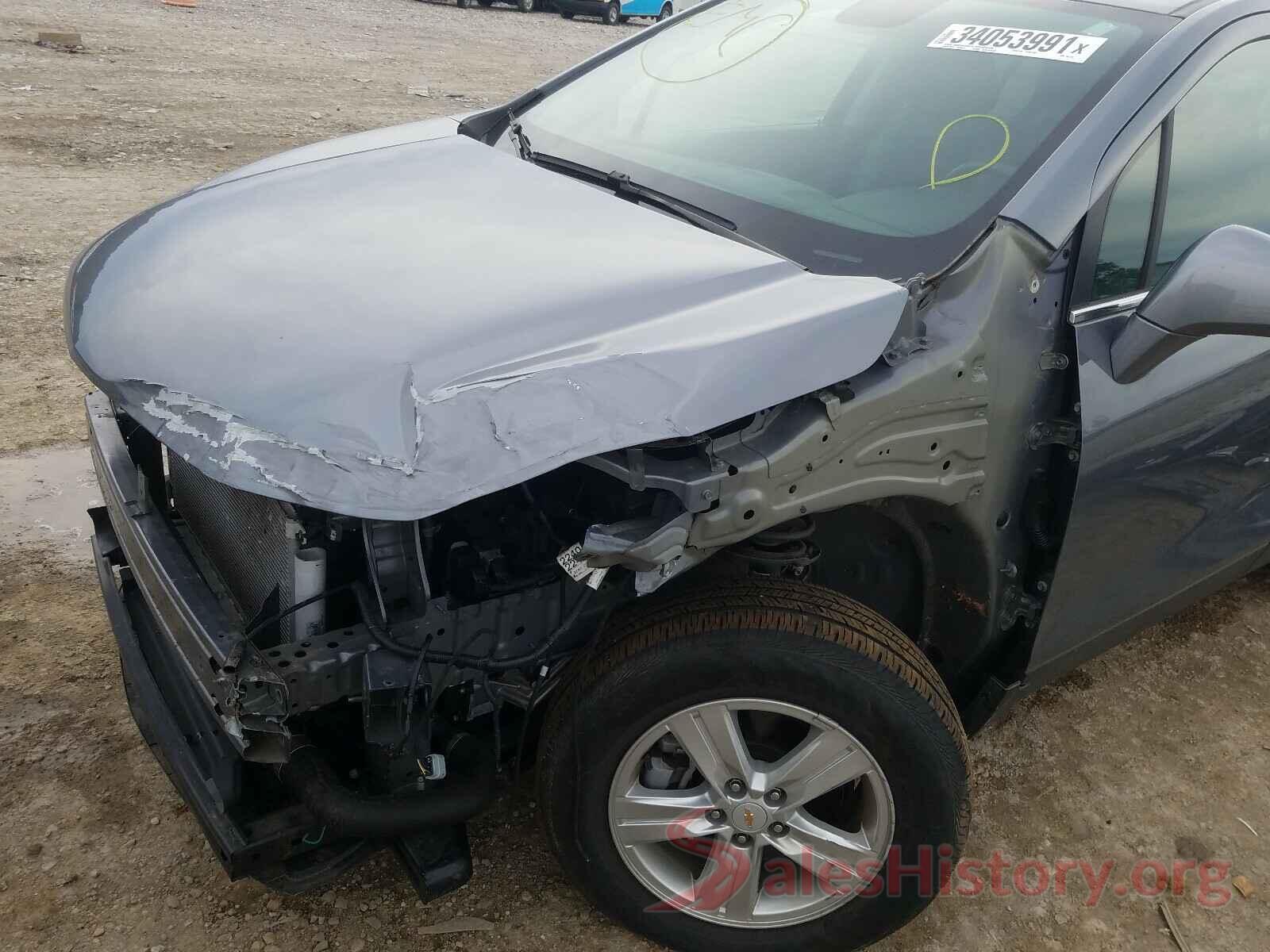 KL7CJLSB7KB741731 2019 CHEVROLET TRAX