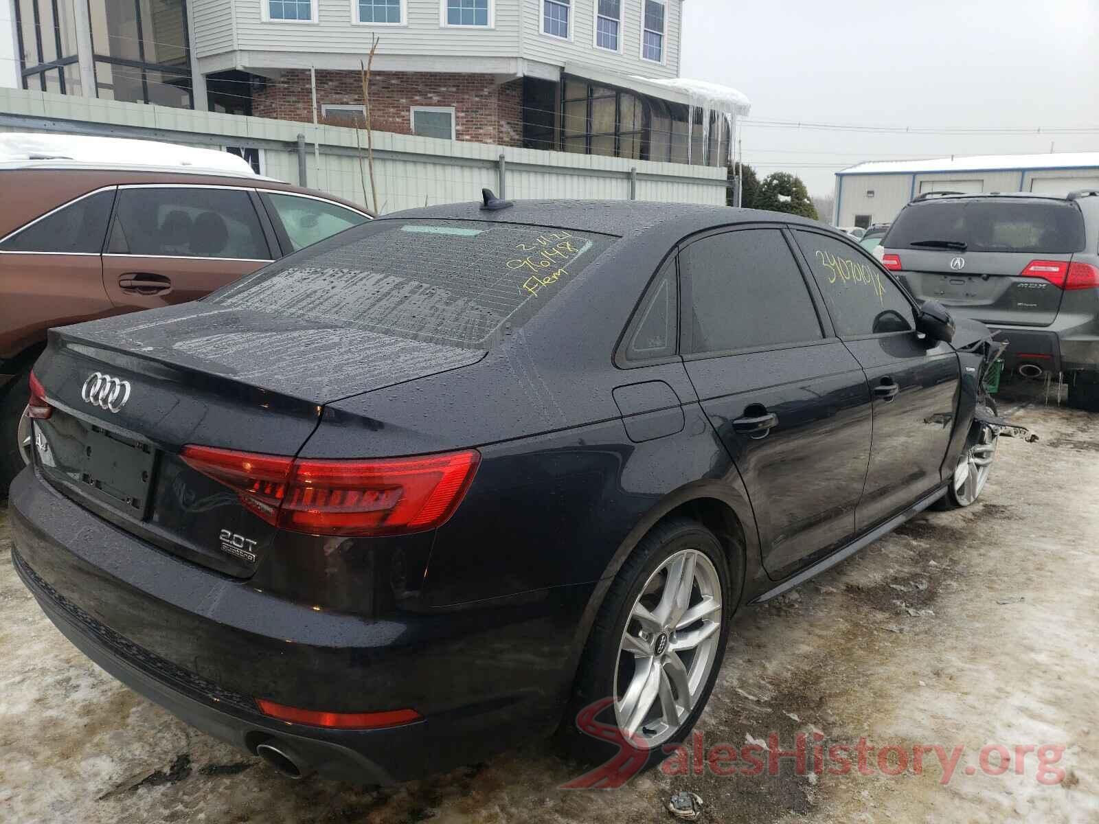 WAUDNAF40HN056437 2017 AUDI A4