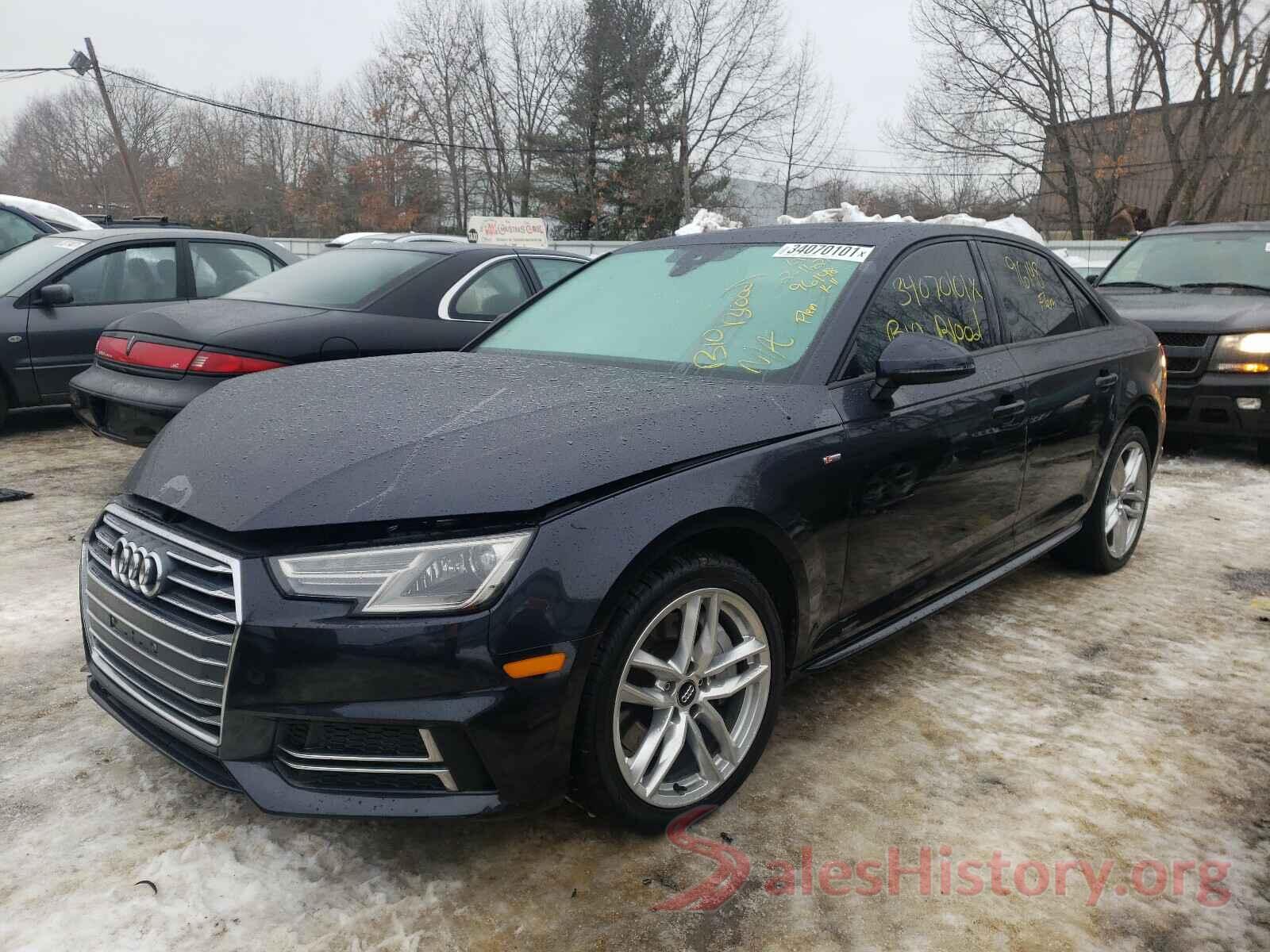 WAUDNAF40HN056437 2017 AUDI A4