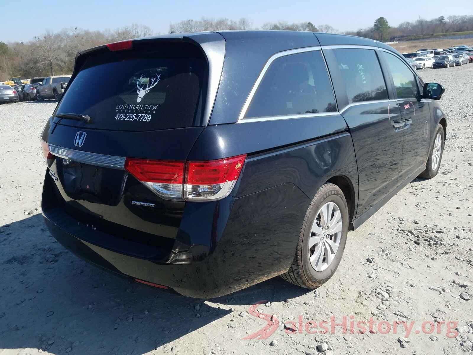 5FNRL5H33GB106450 2016 HONDA ODYSSEY