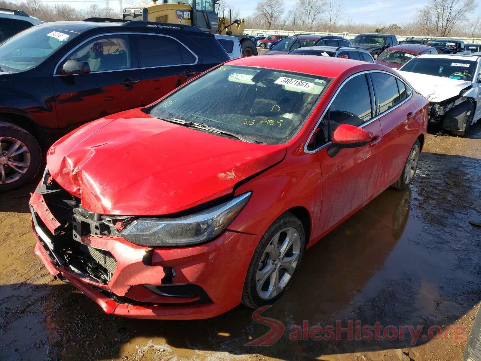 1G1BF5SMXH7257389 2017 CHEVROLET CRUZE