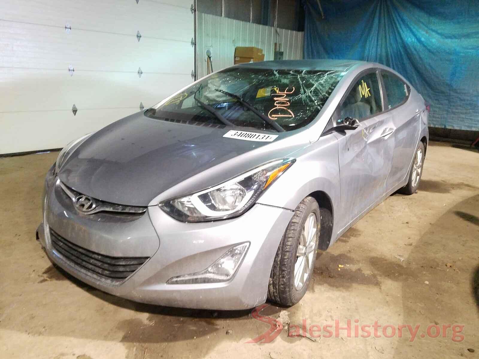 5NPDH4AE1GH722800 2016 HYUNDAI ELANTRA