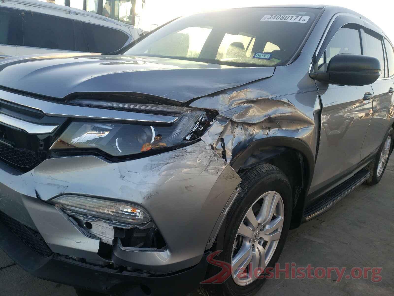 5FNYF6H1XJB005324 2018 HONDA PILOT