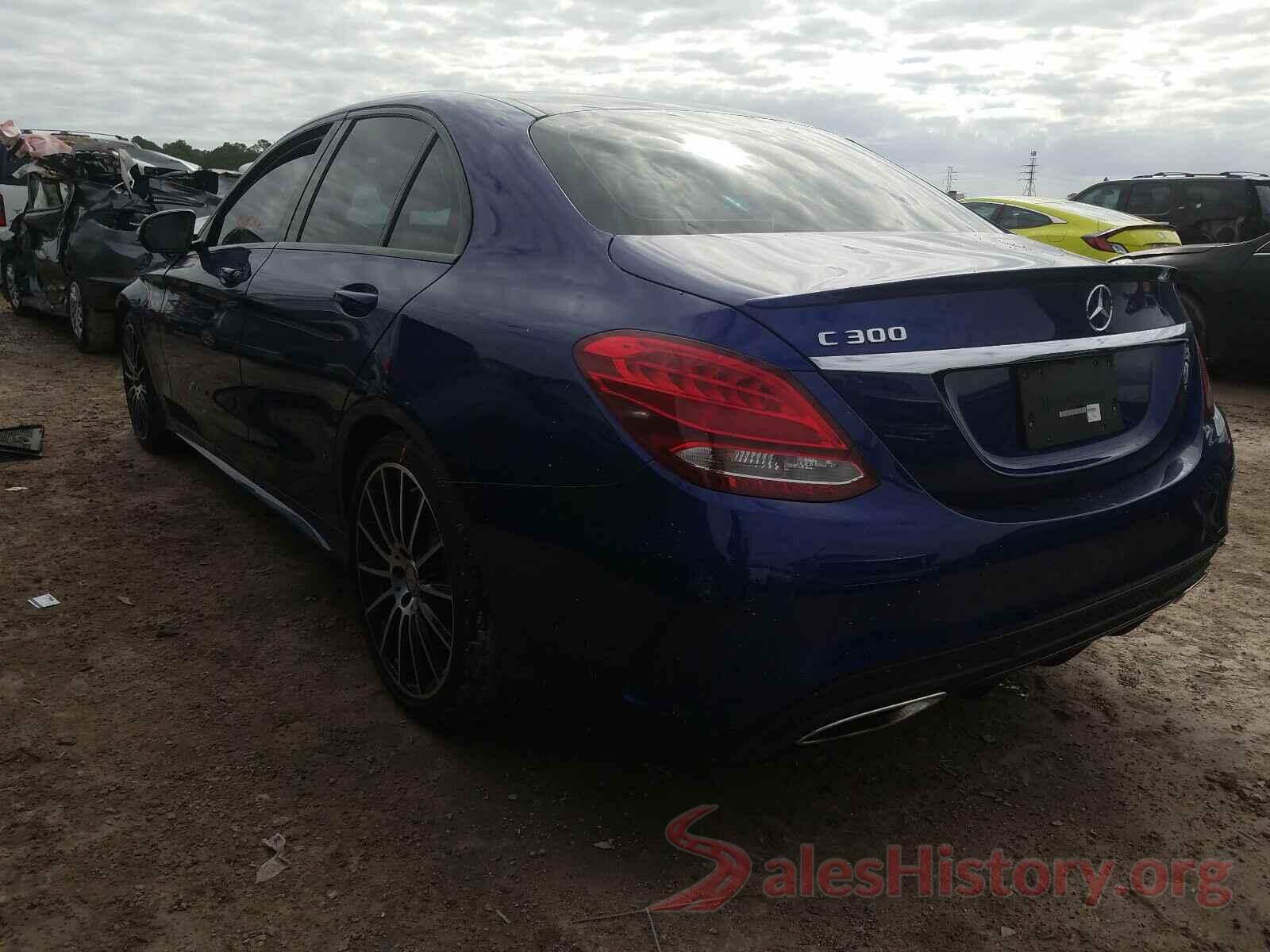 55SWF4JBXHU201030 2017 MERCEDES-BENZ C CLASS