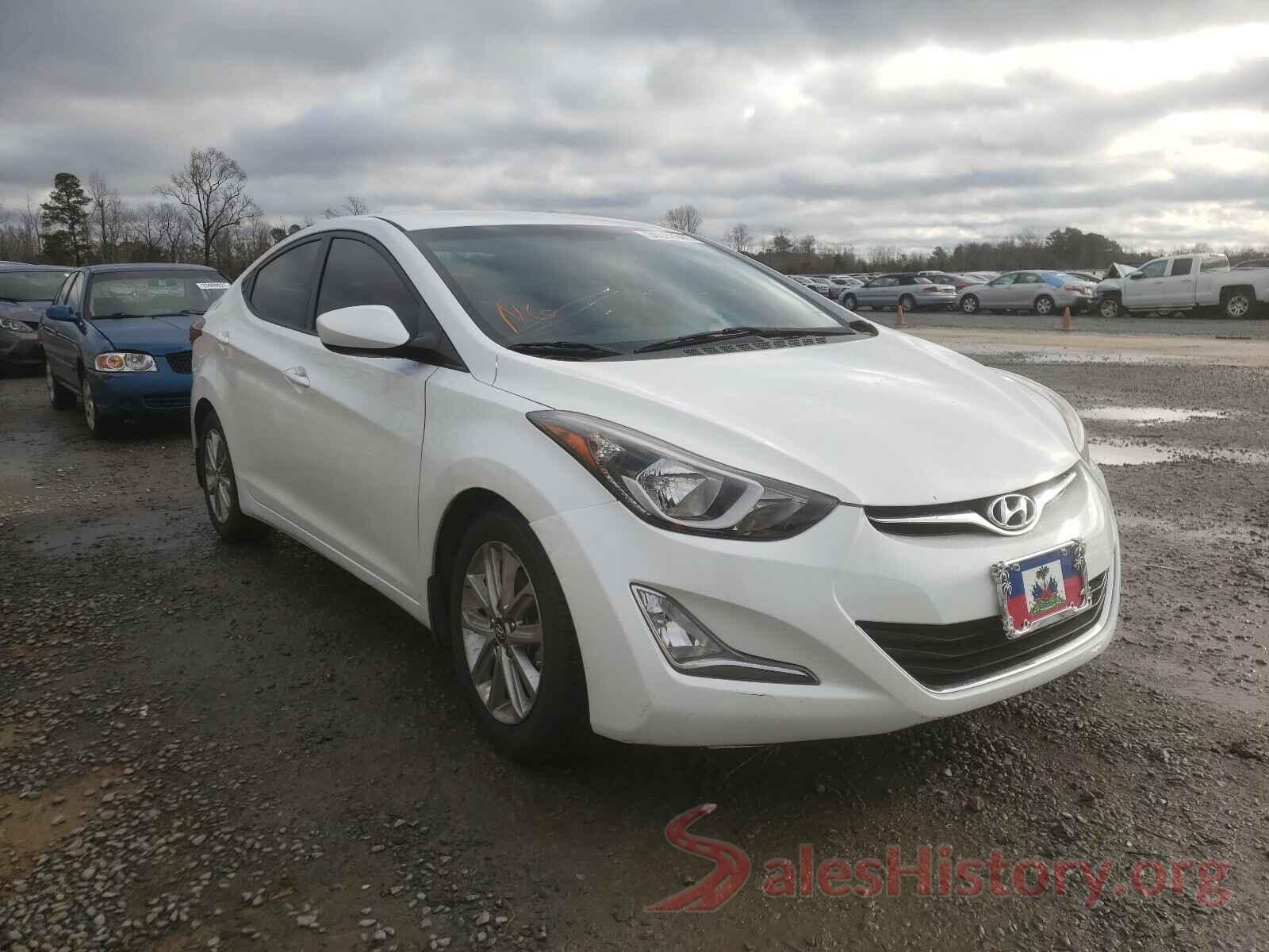 5NPDH4AE7GH789398 2016 HYUNDAI ELANTRA