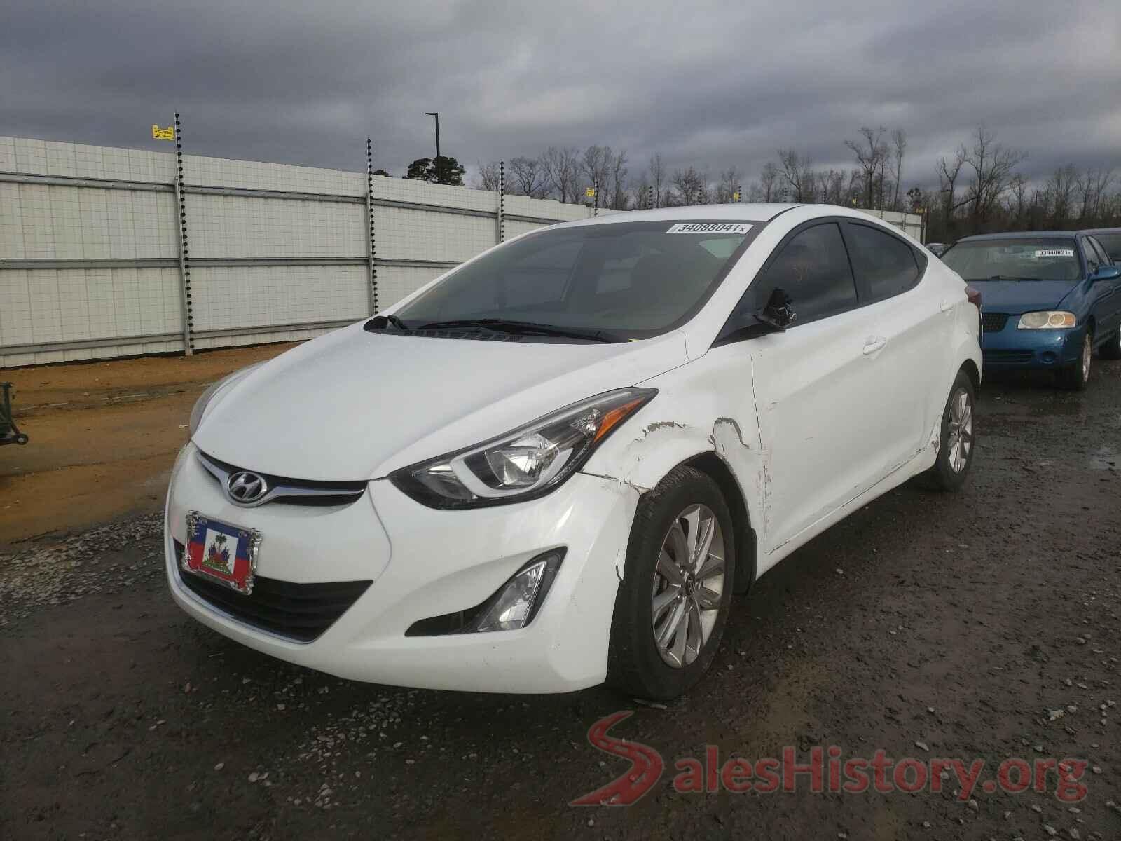 5NPDH4AE7GH789398 2016 HYUNDAI ELANTRA