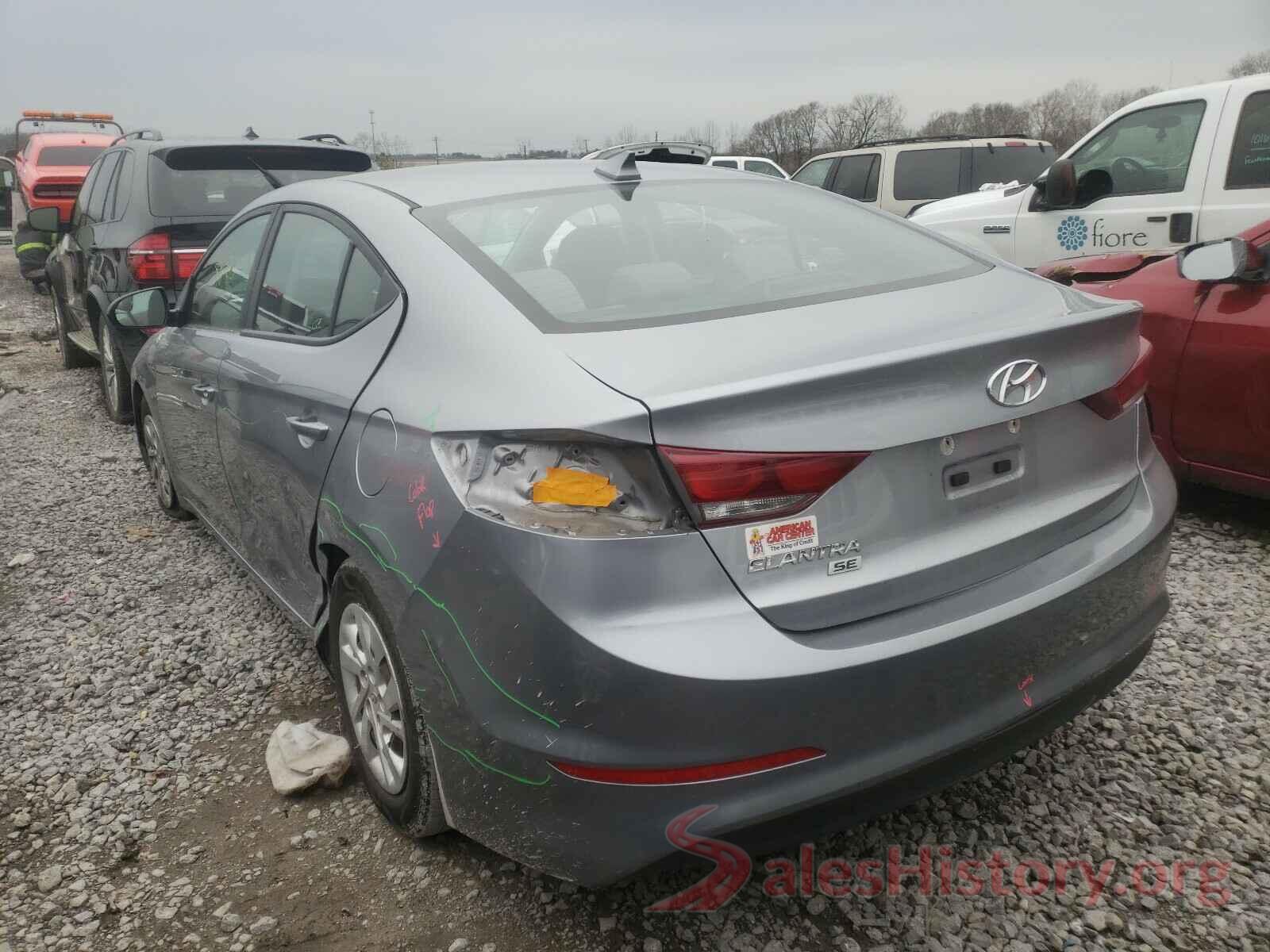 5NPD74LF2HH204849 2017 HYUNDAI ELANTRA