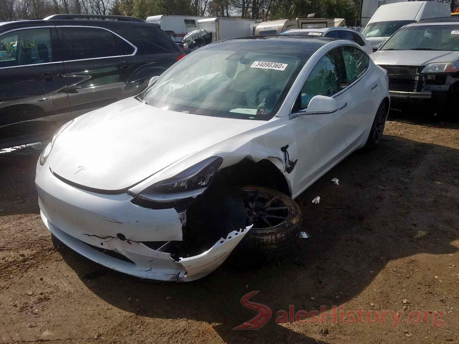 5YJ3E1EA6KF486288 2019 TESLA MODEL 3