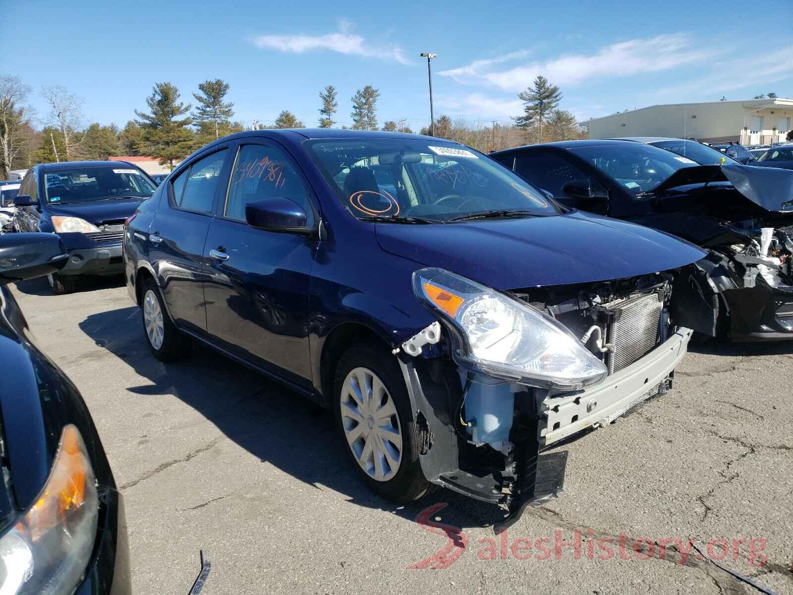 3N1CN7AP2KL850322 2019 NISSAN VERSA