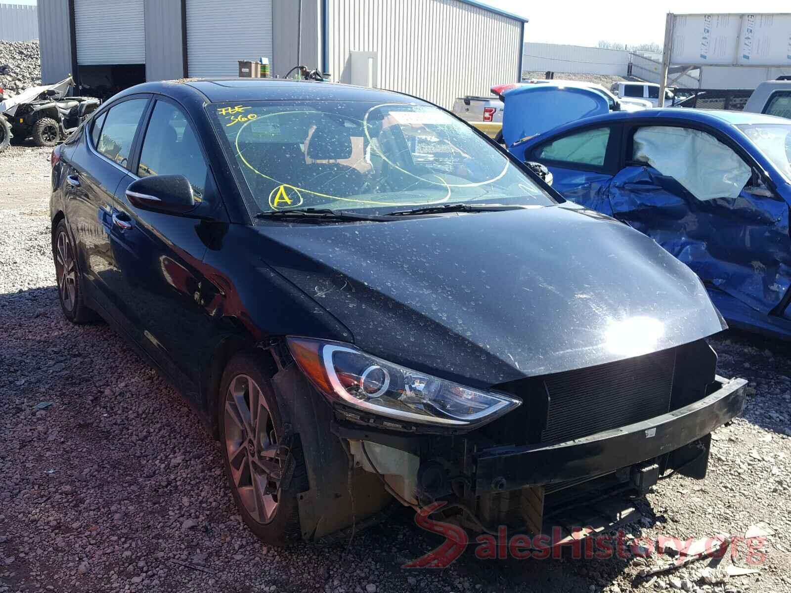 KMHD84LF5HU155886 2017 HYUNDAI ELANTRA