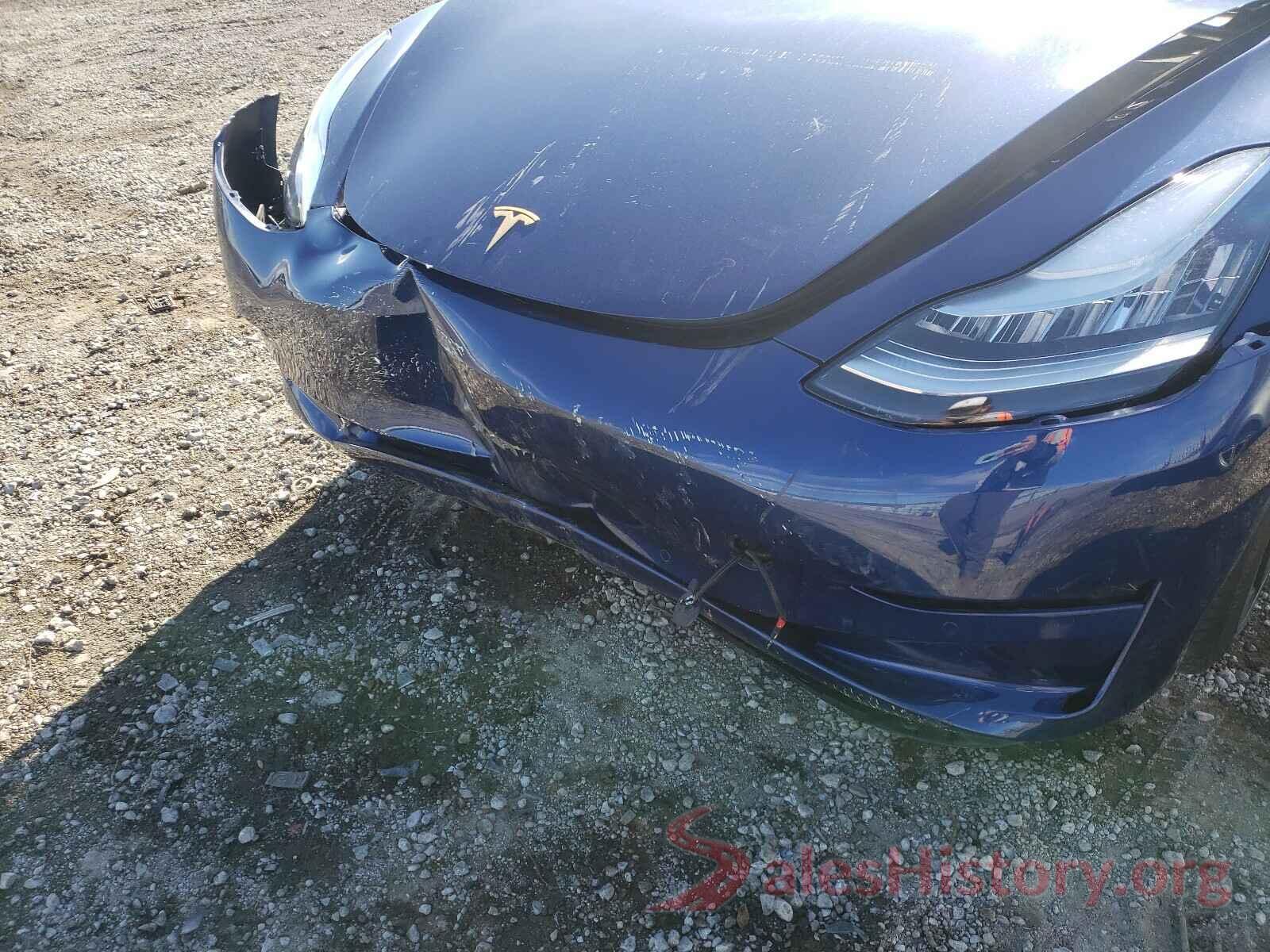 5YJ3E1EBXKF195110 2019 TESLA MODEL 3