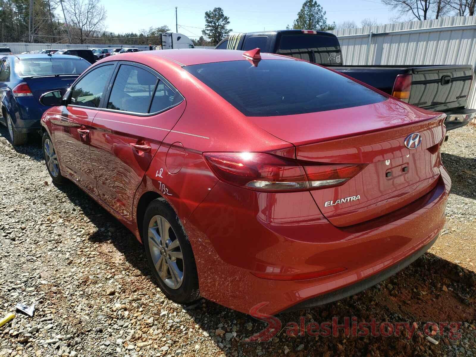 5NPD84LF2HH178010 2017 HYUNDAI ELANTRA