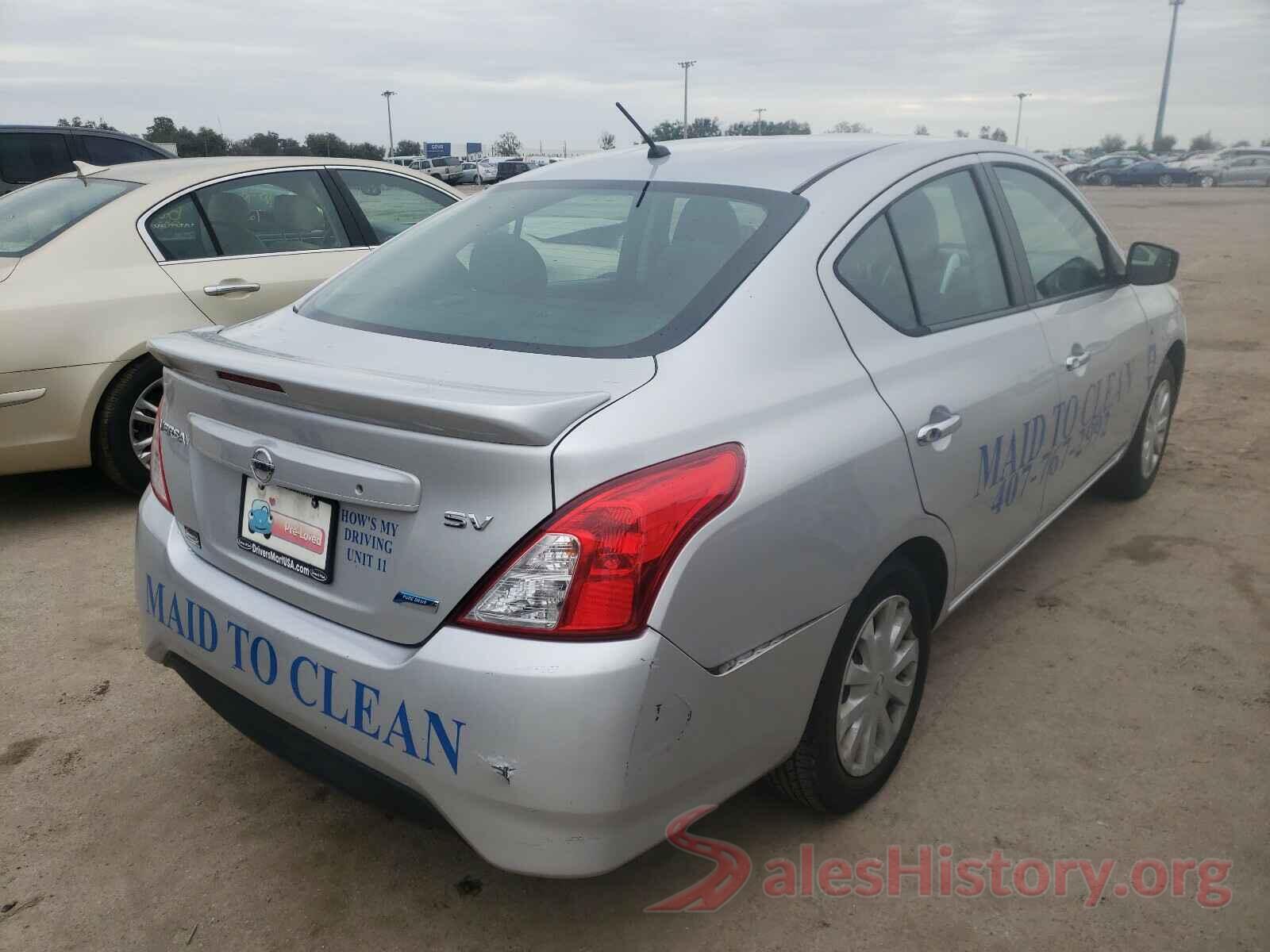 3N1CN7APXGL870387 2016 NISSAN VERSA