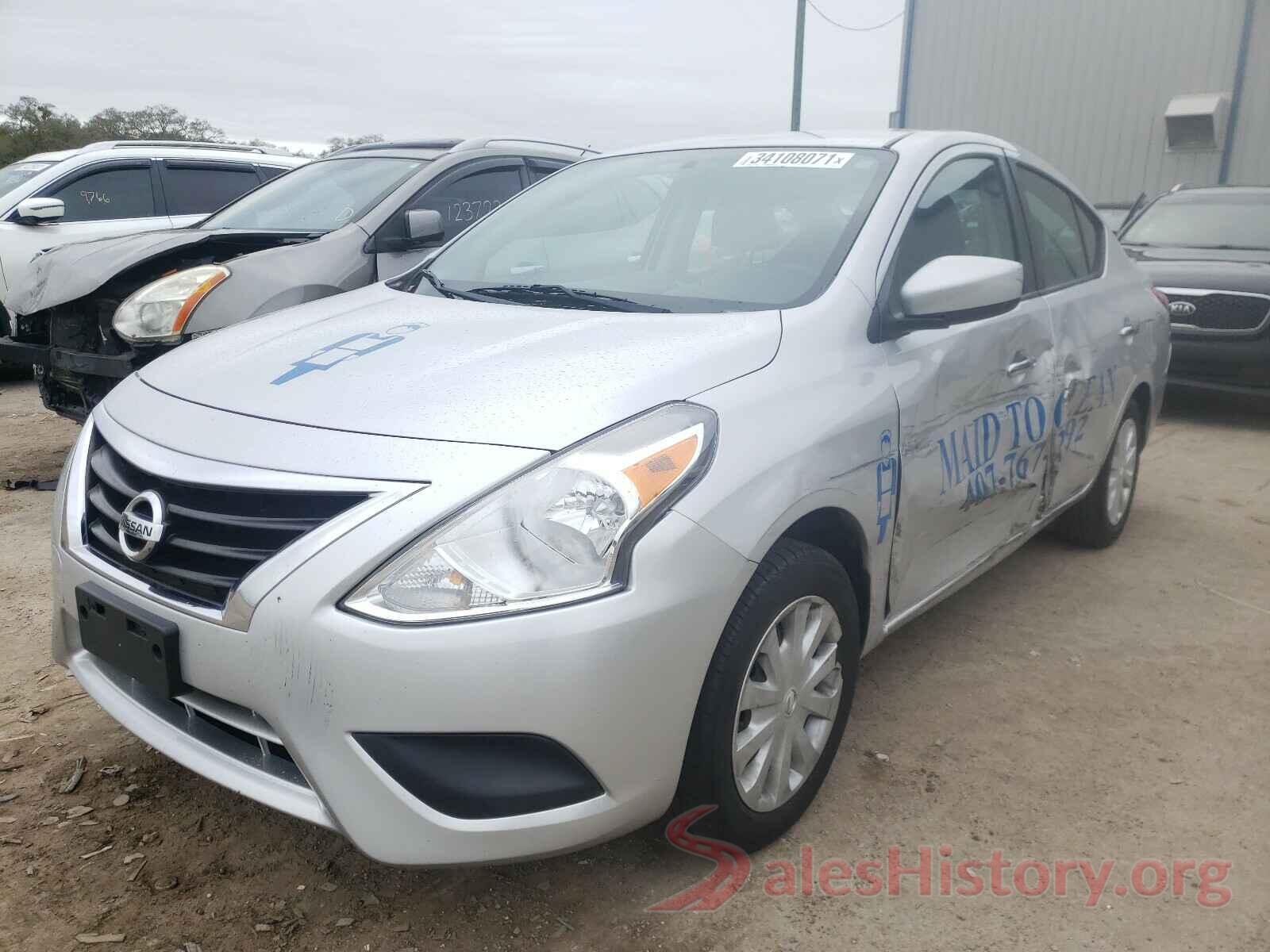 3N1CN7APXGL870387 2016 NISSAN VERSA