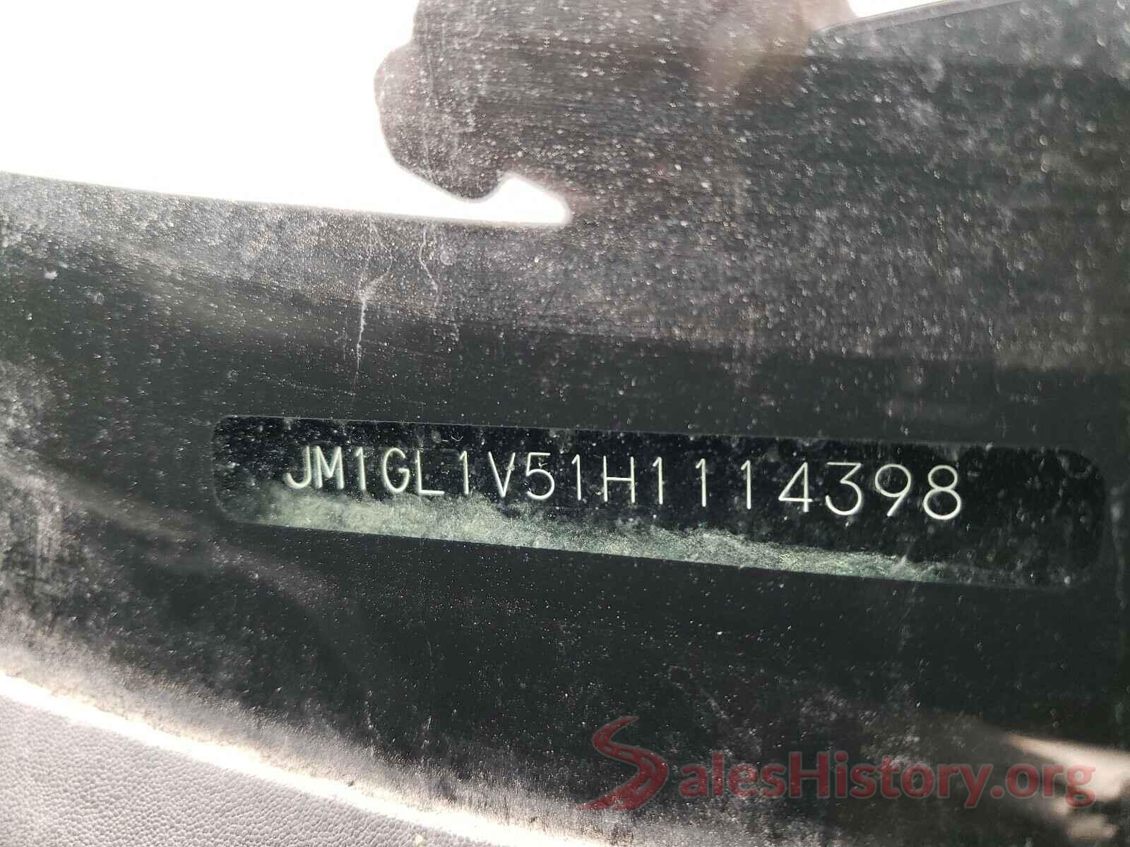 JM1GL1V51H1114398 2017 MAZDA 6