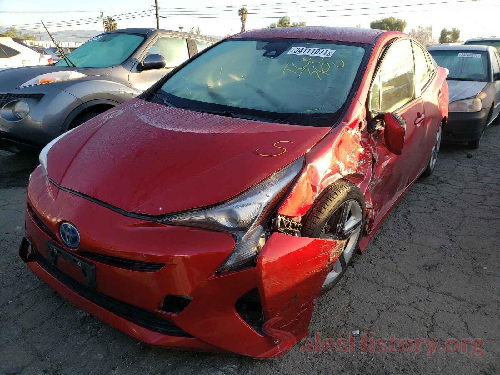 JTDKARFU9H3530627 2017 TOYOTA PRIUS