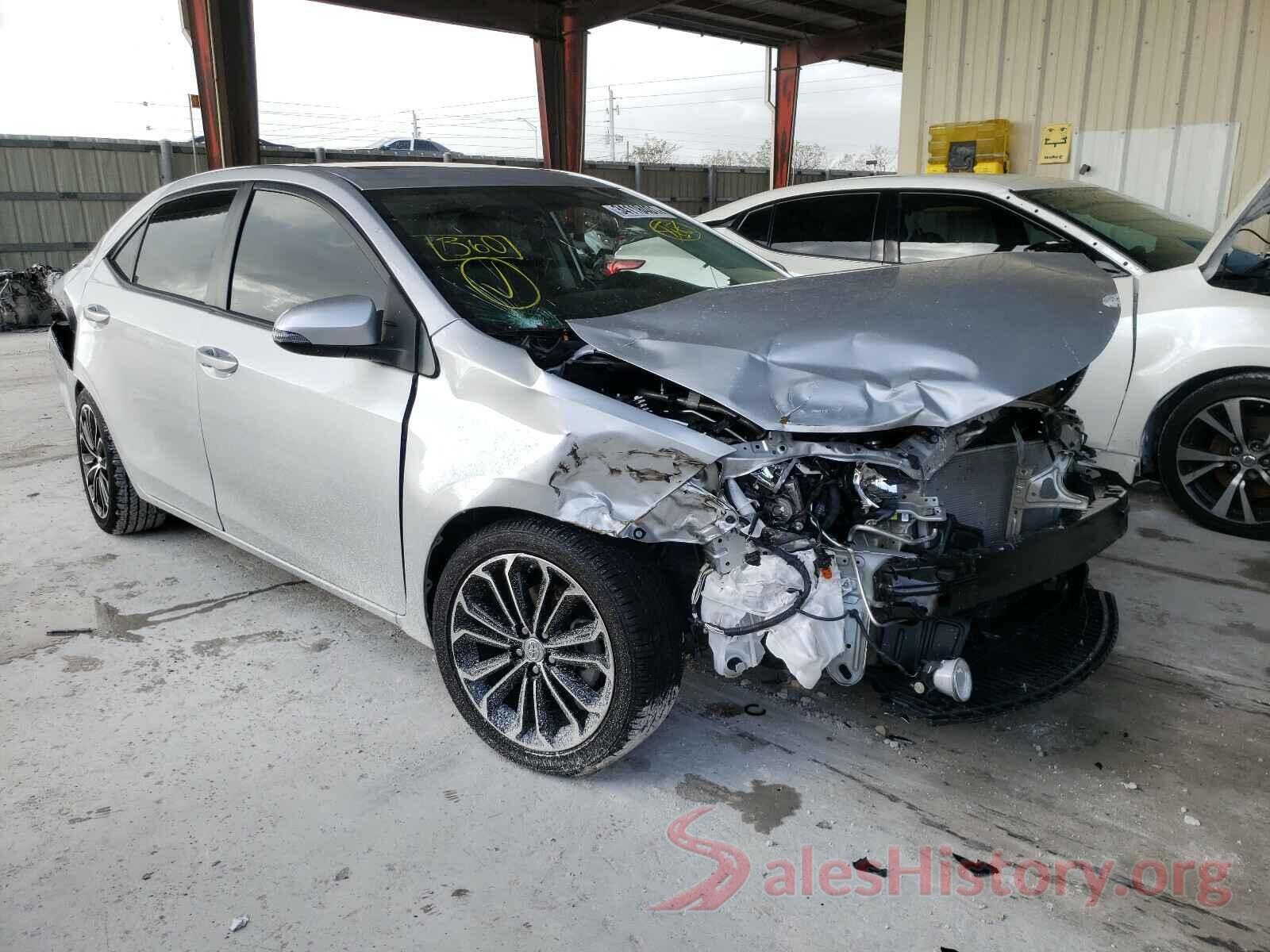 5YFBURHE4GP552733 2016 TOYOTA COROLLA