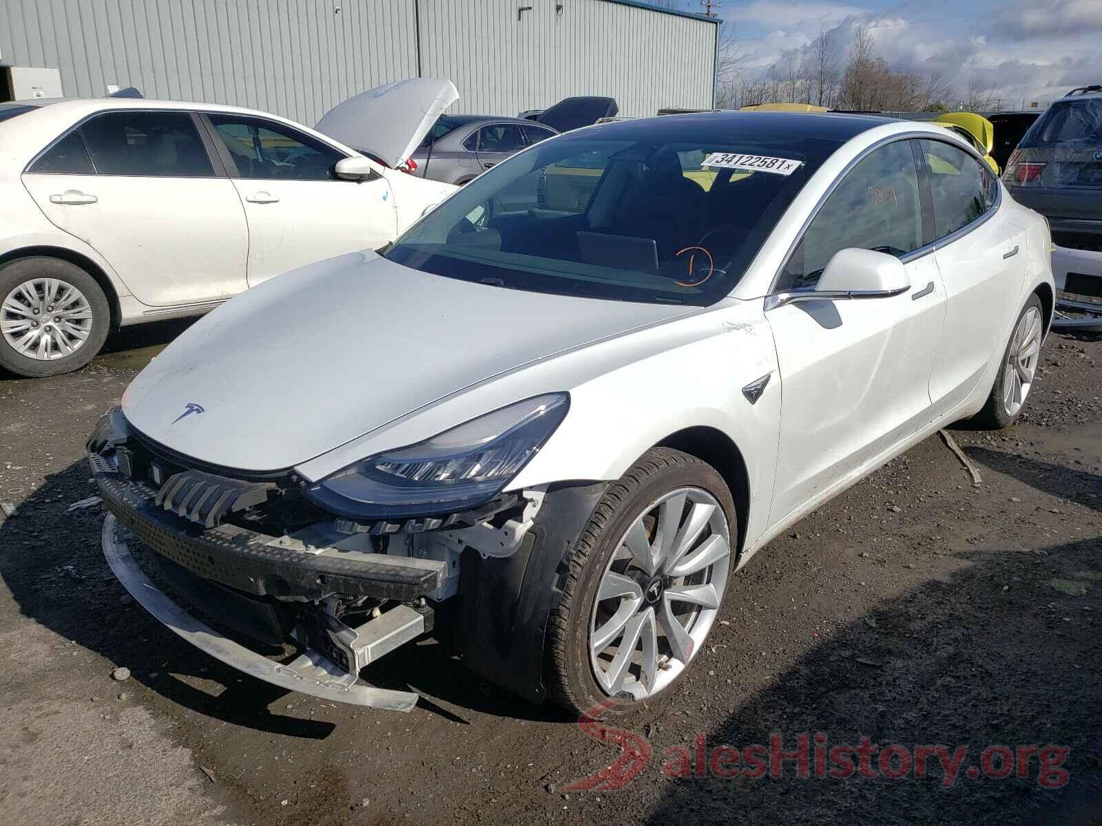 5YJ3E1EB3JF092206 2018 TESLA MODEL 3