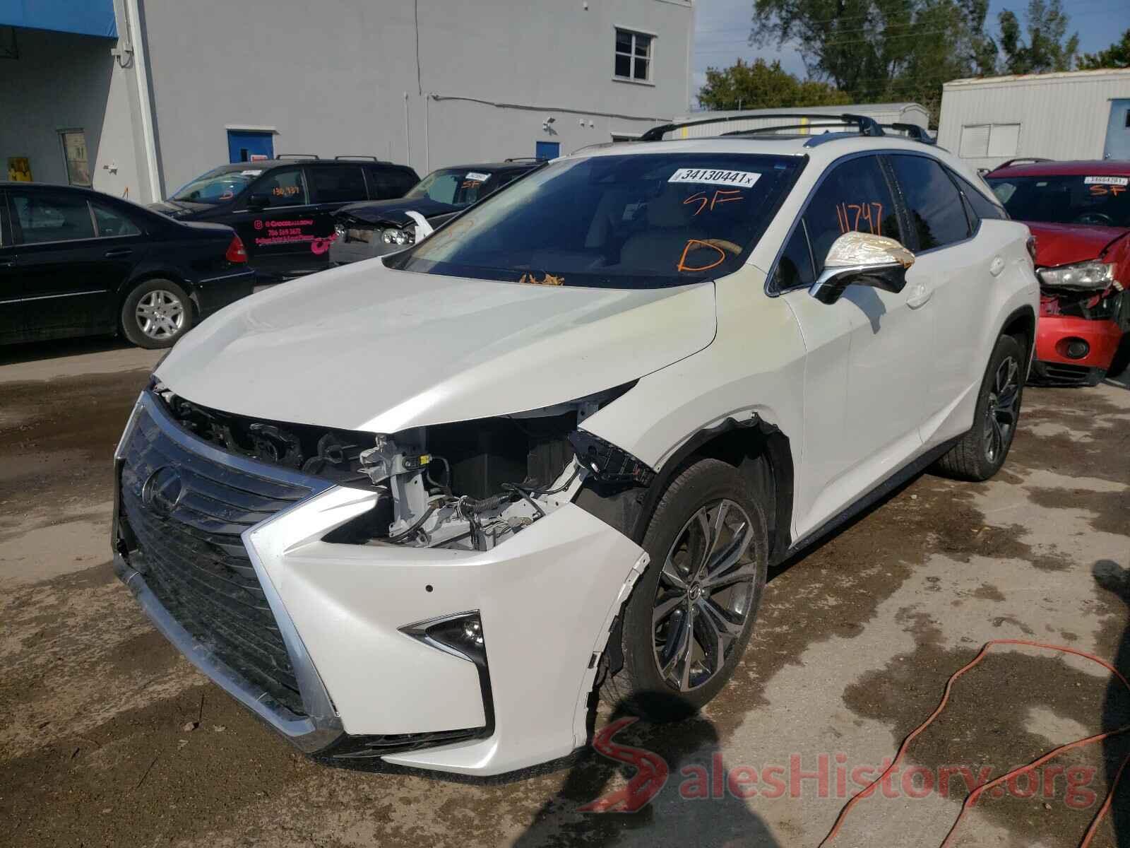 2T2ZZMCAXKC140652 2019 LEXUS RX350