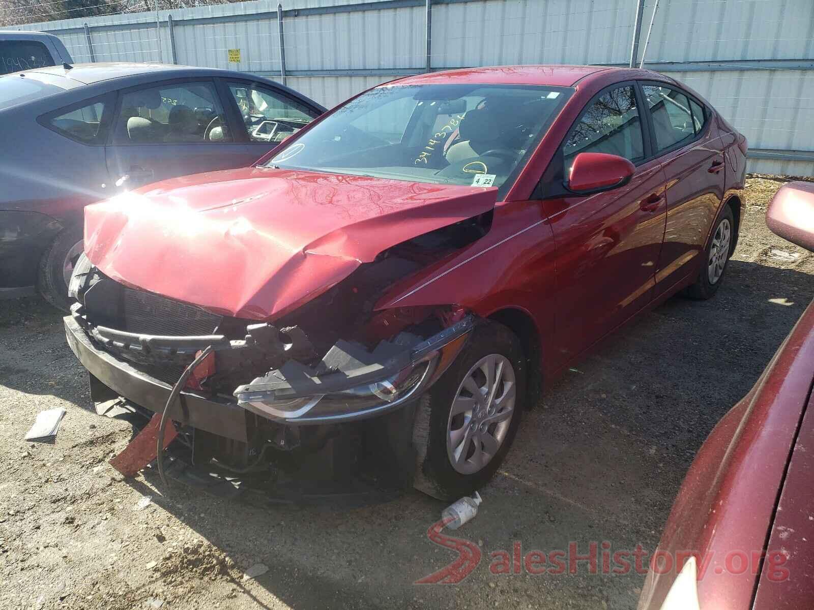 5NPD74LF1HH040445 2017 HYUNDAI ELANTRA