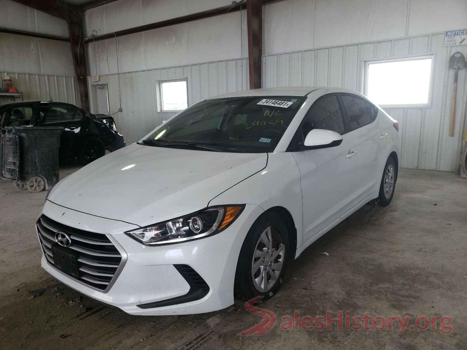 5NPD74LF3JH299959 2018 HYUNDAI ELANTRA