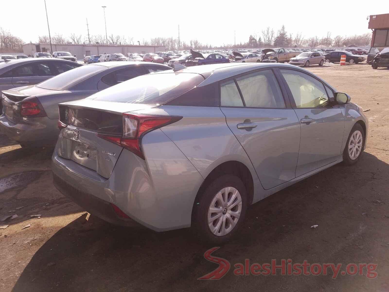 JTDKARFU9K3077486 2019 TOYOTA PRIUS