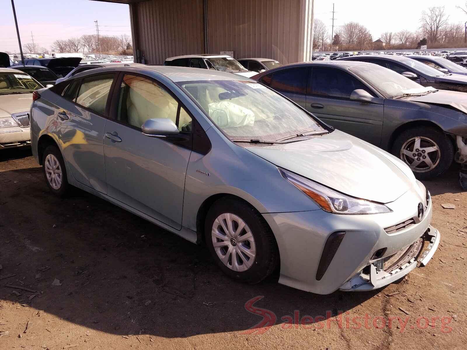 JTDKARFU9K3077486 2019 TOYOTA PRIUS