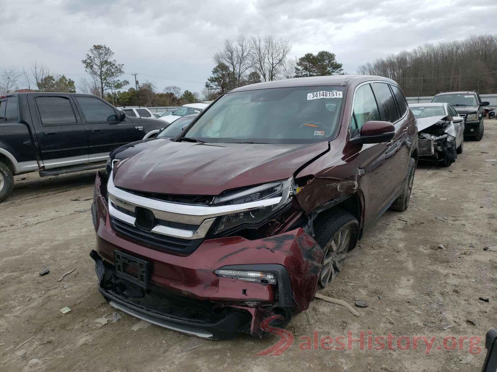 5FNYF5H32KB030165 2019 HONDA PILOT