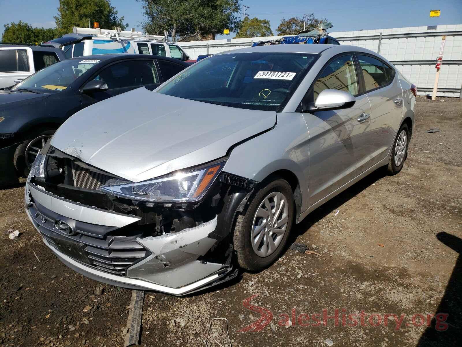 5NPD74LF2KH489009 2019 HYUNDAI ELANTRA