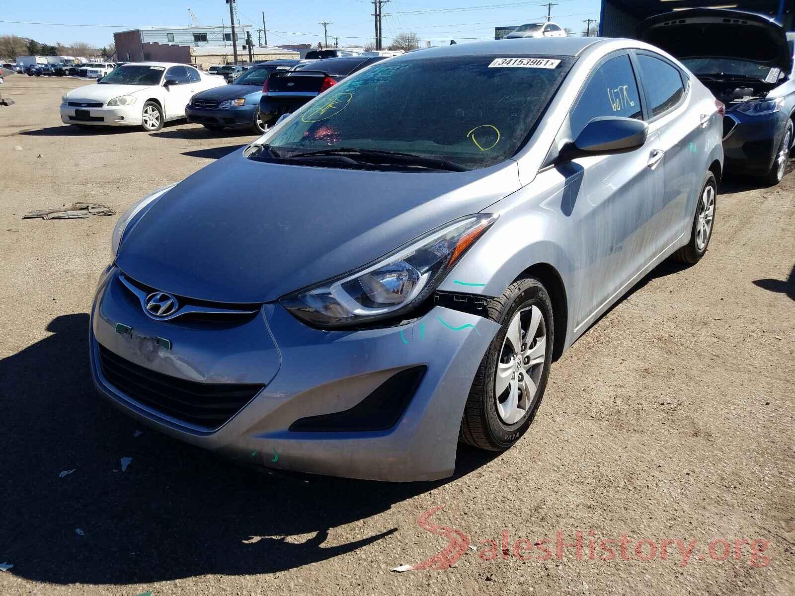 5NPDH4AE8GH769211 2016 HYUNDAI ELANTRA